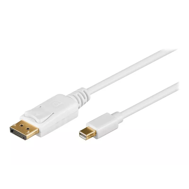 Wentronic Goobay DisplayPort uz mini DisplayPort adaptera kabelis 1.2, 1 m - Mini DisplayPort spraudnis > DisplayPort spraudnis (52858)