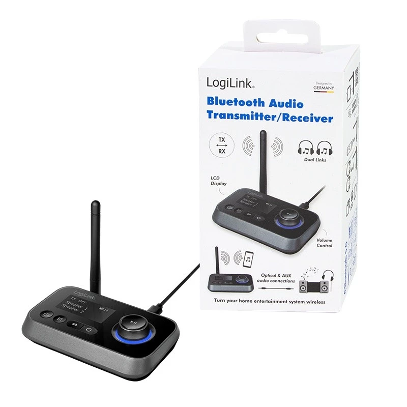 LogiLink BT0062 Bluetooth Audio raidītājs/uztvērējs BT 5.0 10 m diapazons