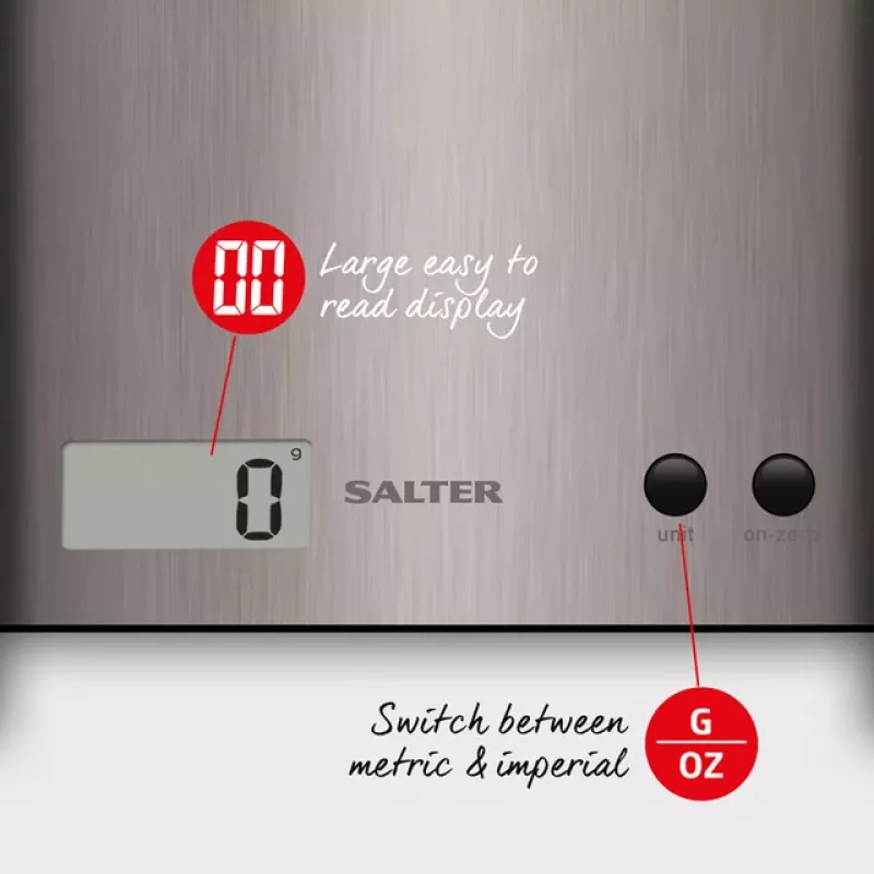 Virtuves svari Salter 1087 SSDRCEU16 Pro Sudraba