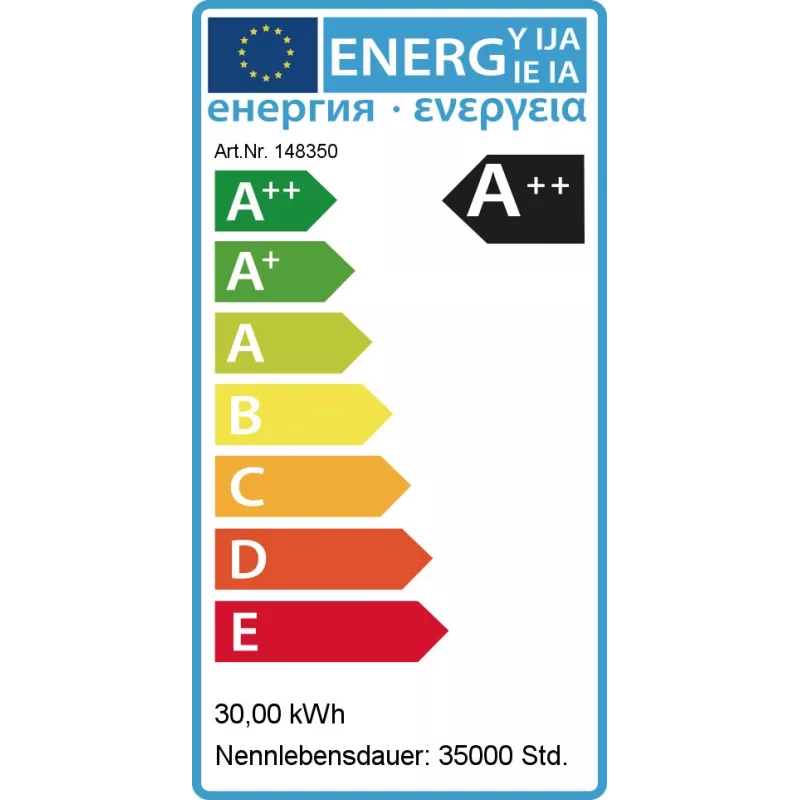 Synergy 21 LED sliežu sērija strāvas sliedei VLD sērija 30W, 30°, neitrāli balta, CRI>90