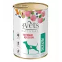 Konservēta mitrā suņu barība 4vets Natural Hepatic 400 g — veterinārā diēta aknu atbalstam, tītara gaļa, 77% mitrums