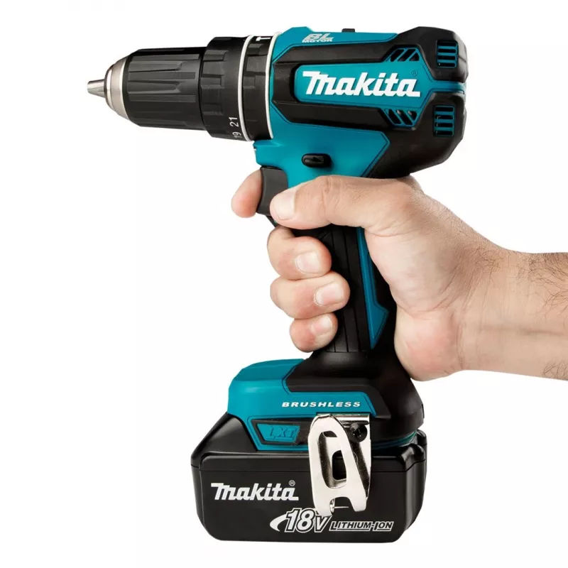 Makita DHP485Z urbjmašīna, bezatslēgas, 1,1 kg, melna, zila