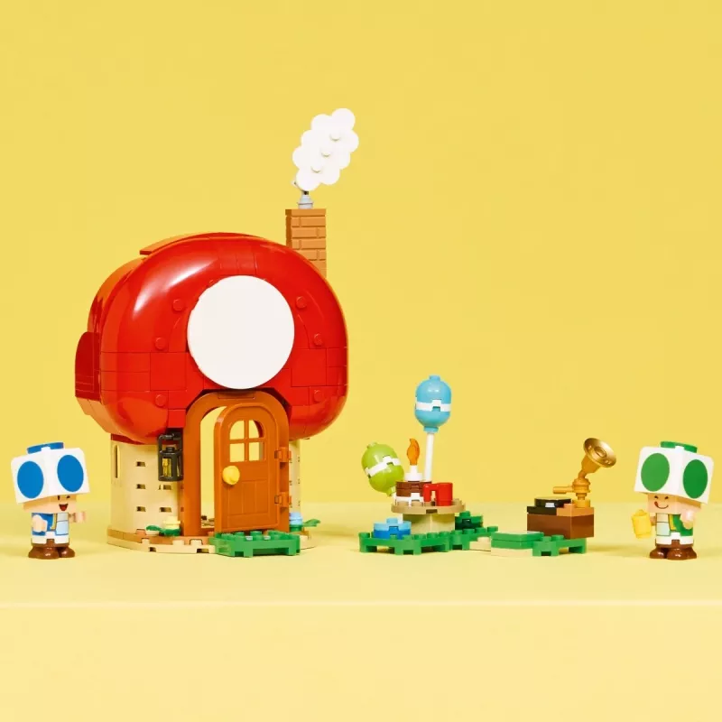 Konstrukciju rotaļlieta LEGO Super Mario Ballīte Krupja mājā komplekts 72041 ar interaktīvām spēles funkcijām