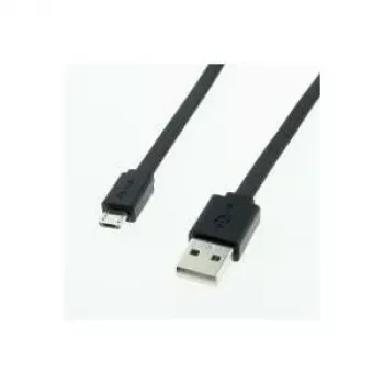 ROLINE - USB kabelis - USB Type A, 4-pin (M) - 5-pin Micro-USB Type B (M) - 1 m (USB/USB 2.0) - Formēts - Melns (11.02.8760)