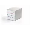 Durable VARICOLOR MIX 4 SAFE pelēka plastmasa 4 atvilktnes