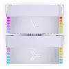 Jonsbo HX6280 CPU dzesētājs, PWM, RGB - 130 mm, balts