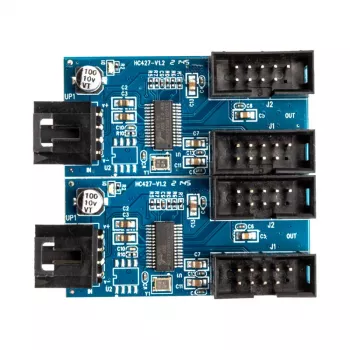 USB 2.0 centrmezgls Akasa AK-CBUB64-30BK 1–4 portu USB 2.0