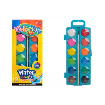 Colorino Kids Ūdenskrāsas mazās 12 krāsas