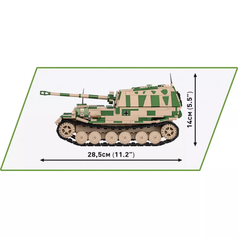 Cobi Vēsturiskā kolekcija Otrais pasaules karš SD. Transportlīdzeklis. Ferdinanda tanks, Multi