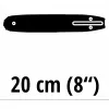 Zāģa ķēdes vadotne Einhell 4500194 20 cm melna