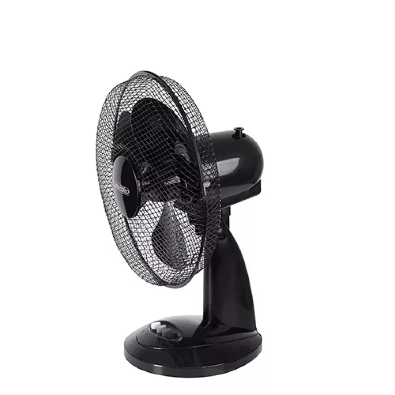 Mesko | Ventilators | MS 7309 | Galda ventilators | Melns | Diametrs 30 cm | Ātrumu skaits 3 | Svārstīšanās | 40 W | Nē