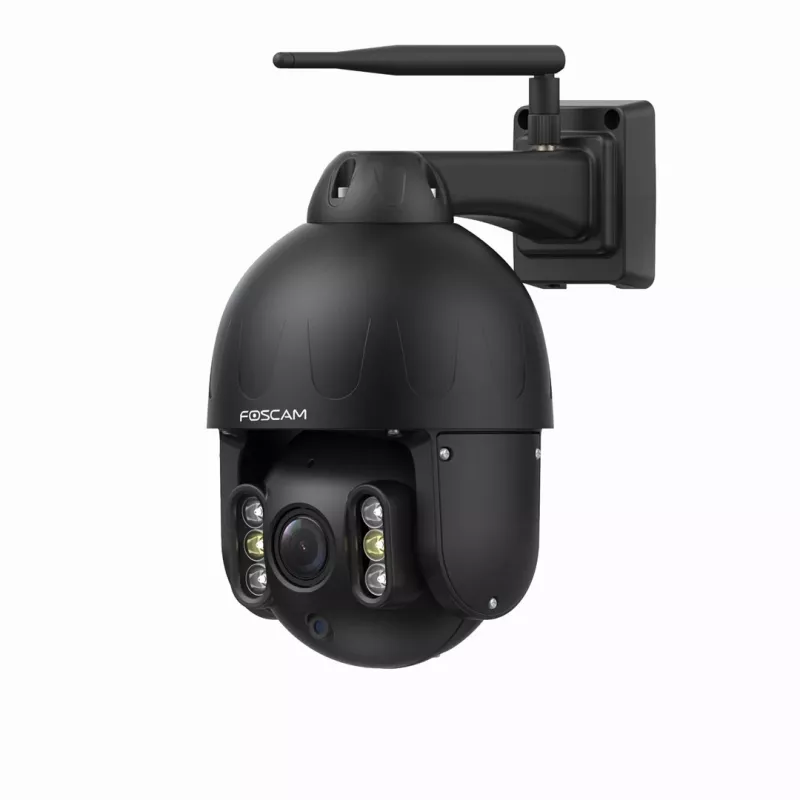 IP kupolveida novērošanas kamera Foscam SD8P 8MP, 4K 3840x2160, 4x optiskā tālummaiņa, PTZ, IR 50 m, Wi‑Fi, MicroSD līdz 256 GB