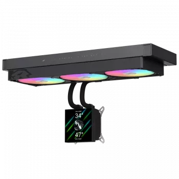 Gamemax CPU šķidruma dzesētājs | GLACIER 360 LCD BK | Intel, AMD