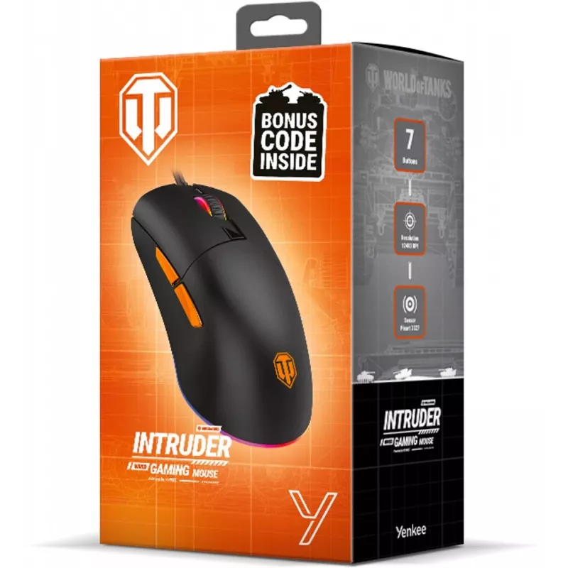Vadu spēļu pele YENKEE INDRUDER WT200 USB