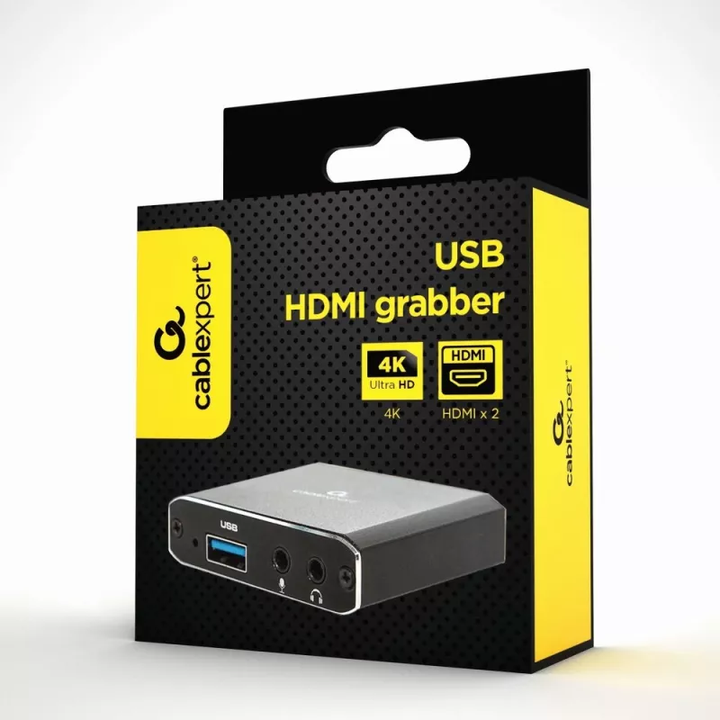 Gembird UHG-4K2-01 USB grafikas adapteris Melns