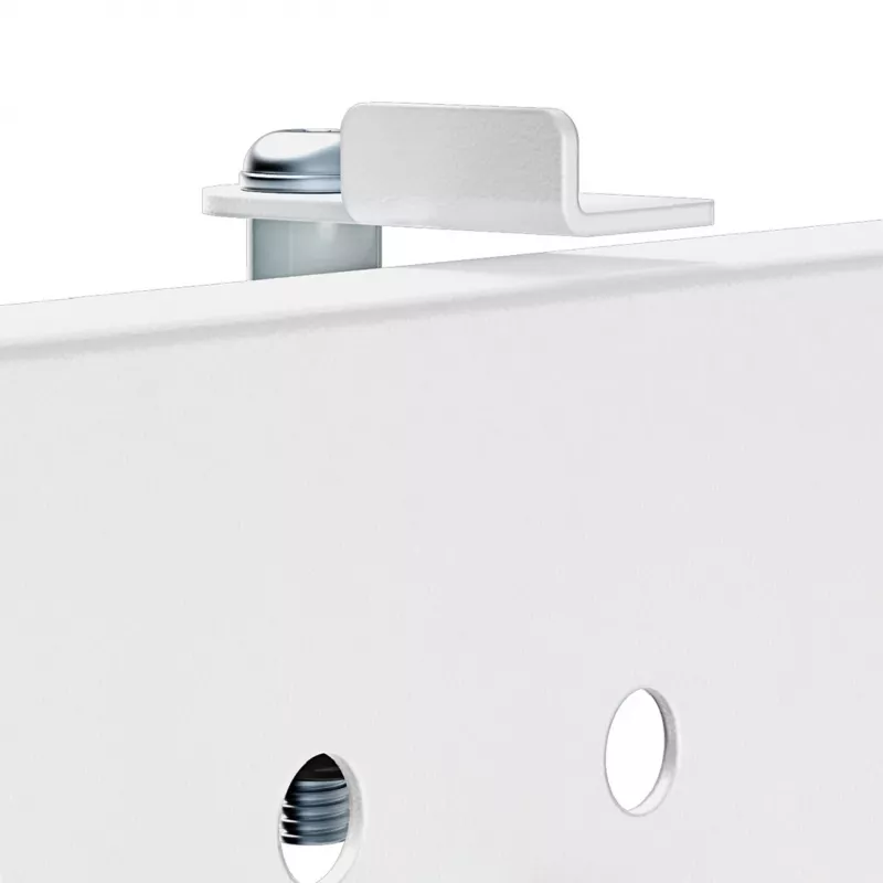 Galda nodalījums ergo office ER-301 W — 1116 mm plats tērauda ekrāns ar magnētisko tāfeli, balts, maks. slodze 10 kg