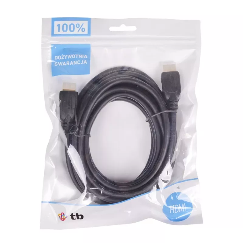 TB V 1.4-HDMI kabelis ar zelta pārklājumu 3 m