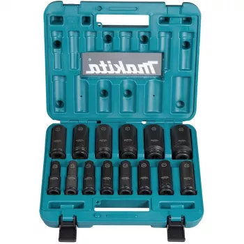 Makita E-16586 triecienuzmavu komplekts melns, zaļš