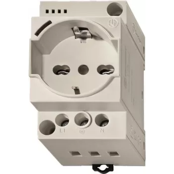 Finder kontaktligzda pelēka 7U.00.8.230.0010 ar LED indikatoru vadības skapjiem REG 60 (7U0082300010)