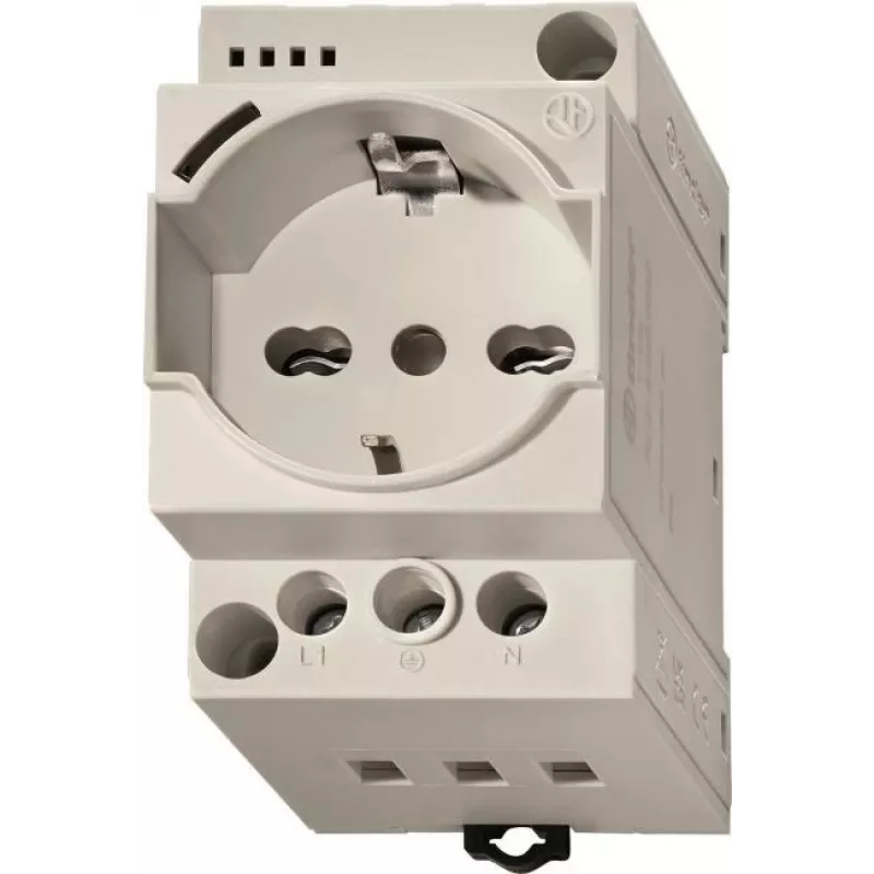 Finder kontaktligzda pelēka 7U.00.8.230.0010 ar LED indikatoru vadības skapjiem REG 60 (7U0082300010)