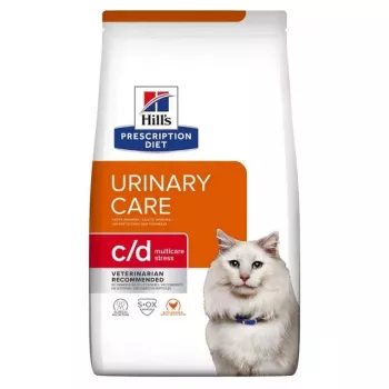 HILL'S PRESCRIPTION DIET Feline c/d Urinary Care Multicare Stress Sausā kaķu barība ar vistu 3 kg