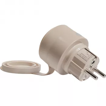 Shelly Outdoor Plug S Gen3 viedais kontaktdakša Mocha