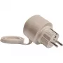 Shelly Outdoor Plug S Gen3 viedais kontaktdakša Mocha
