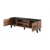 Cama TV stand LOTTA 160 2D2K wotan oak/mat Melns