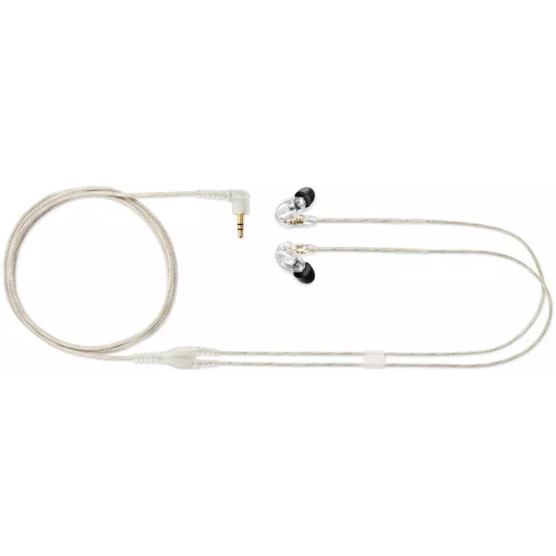 Shure SE215 Pro austiņas ar vadu, iekšējās, skatuves/studijas, caurspīdīgas