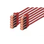 Tīkla kabelis Digitus CAT 6 S/FTP RJ-45 1m sarkans