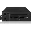 Diska korpuss Icy Dock MB902SPR-B R1 Melns 2.5 collu SATA