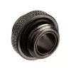Adapter Alphacool G1/4 AG uz G1/4 AG, metāla leņķa savienojums, melns