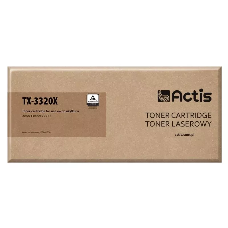 Actis TX-3320X toneris (aizvietotājs Xerox 106R02306; Standarta; 11000 lappuses; melns)