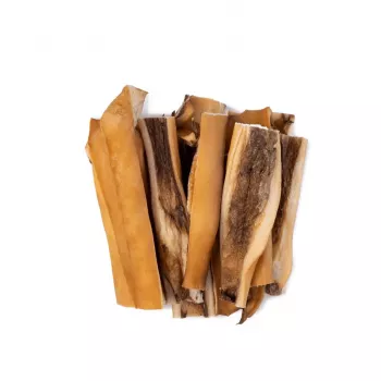 Suņu kārumi UNISZKI liellopa ādas 100 g — dabīgi liellopa ādas zobu kārumi, 100 g paciņā, olbaltumvielas 65%