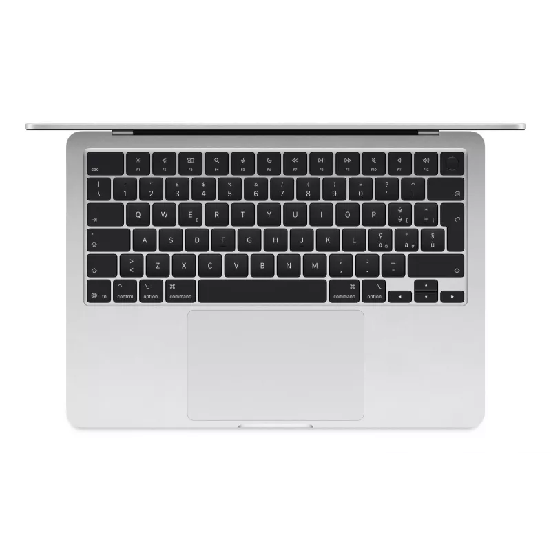 Apple MacBook Air 13,6 collu (2025) portatīvais dators MW0W3D/A, Apple M4, 16 GB, 256 GB SSD, sudraba