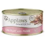 Mitrā kaķu barība Applaws Tuna Fileja ar Garnelēm 156 g paciņa — pieaugušiem kaķiem, 156 g, 81% mitrums, 14% olbaltumvielas