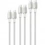 4smarts USB-C uz USB-C kabelis PremiumCord 100W 3m Balts - 3 m - USB C - USB C - USB 2.0 - 0,48 Gbit/s - Balts