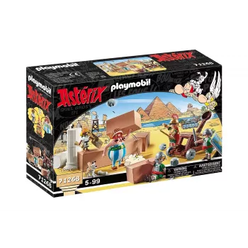 Playmobil 71268 Asterix: Edifis un pils kauja Romas strādājošais katapulta kolekcijas rotaļu figūriņas jautra iztēles lomu spēle