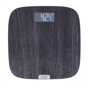 Vannasistabas svari Adler AD 8192 — max. svars 180 kg, precizitāte 100 g, pelēki
