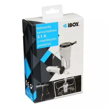 iBox ICCH-01 Auto USB lādētājs ar gaisa mitrinātāju un aromātu difuzoru