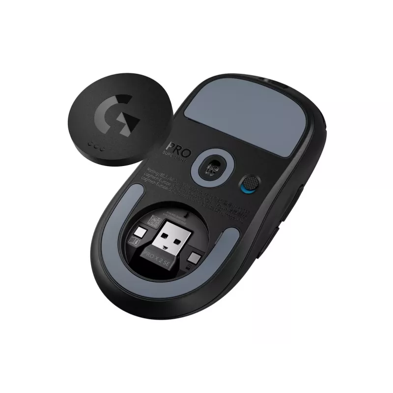 Logitech G PRO X SUPERLIGHT 2 SE pele - spēlēm - bezvadu - melna