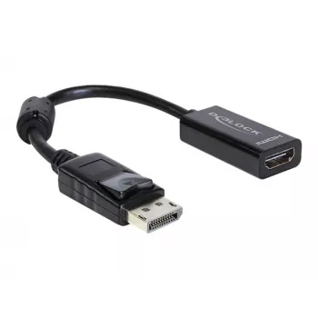 Video kabeļa adapteris DeLOCK 61849 0,125 m DisplayPort uz HDMI