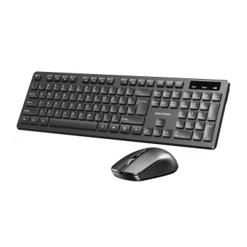 VENTION KTDB0-EN bezvadu tastatūras un peles komplekts (melns)