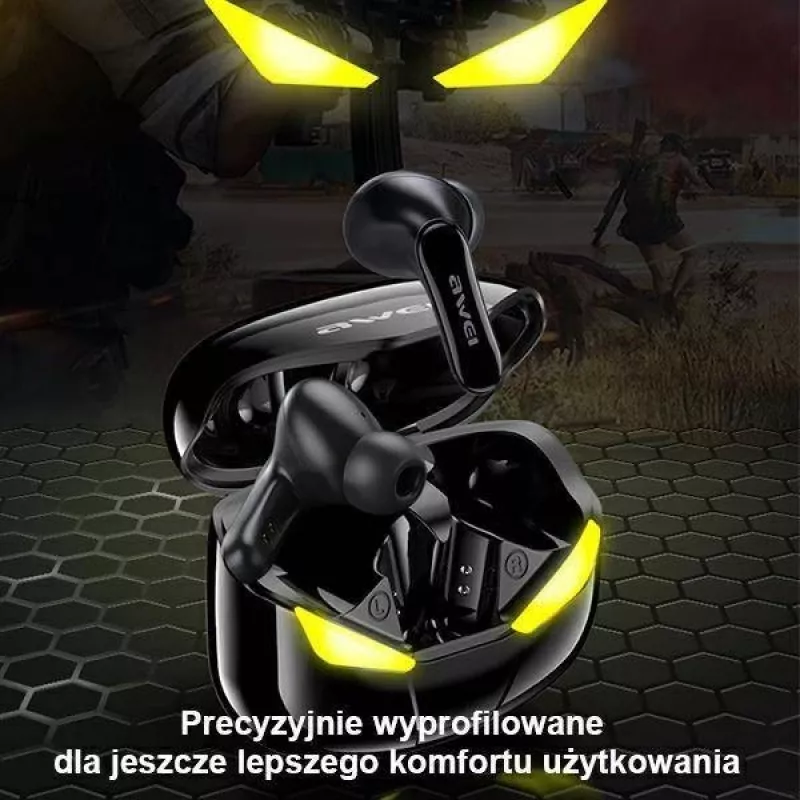 Austiņas Awei T35 TWS melnas