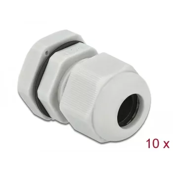 kabelis Gland DeLOCK 60197 pelēka Plastic 10 gab.