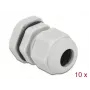 kabelis Gland DeLOCK 60197 pelēka Plastic 10 gab.