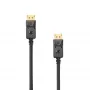 DisplayPort kabelis White Shark MAMBA 2m — 4K 60Hz, savietojams ar 2.0