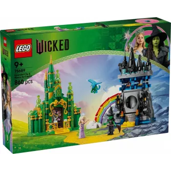 LEGO būvkomplekts Wicked 75689 — Smaragda pilsētas un Kiamo Ko pils spēļu komplekts