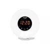 Modinātājpulkstenis Wake‑Up Light Adler AD1916 ar saullēkta simulāciju un FM radio