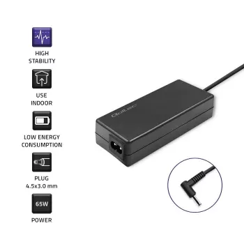 Barošanas adapteris QOLTEC 65W 19V 3.42A portatīvajiem datoriem un saderīgām ierīcēm